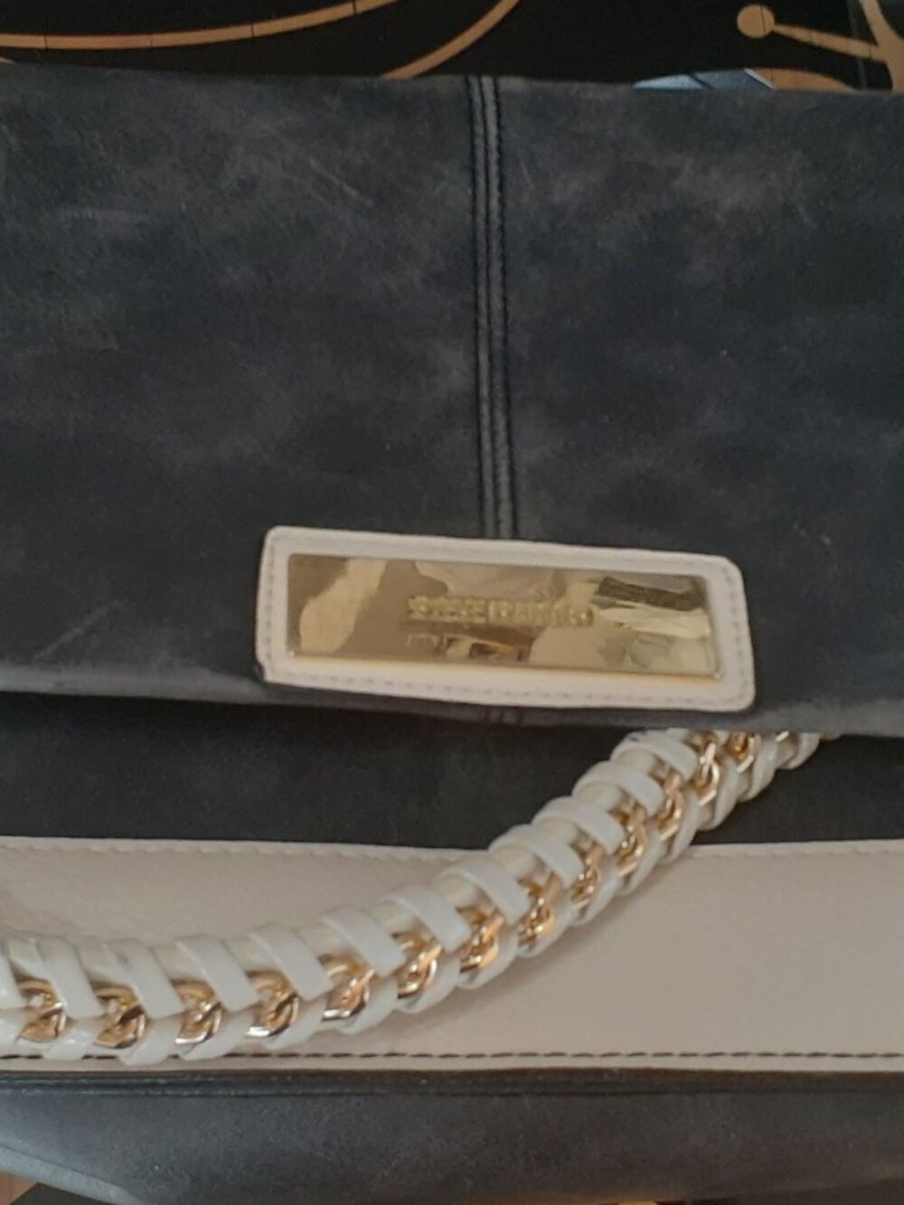 Sac Steve Madden Gris, beige et doré